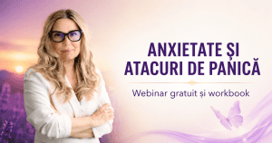 Anxietate și atacuri de panică, webinar gratuit și workbook practic cu Laura Andrunachi