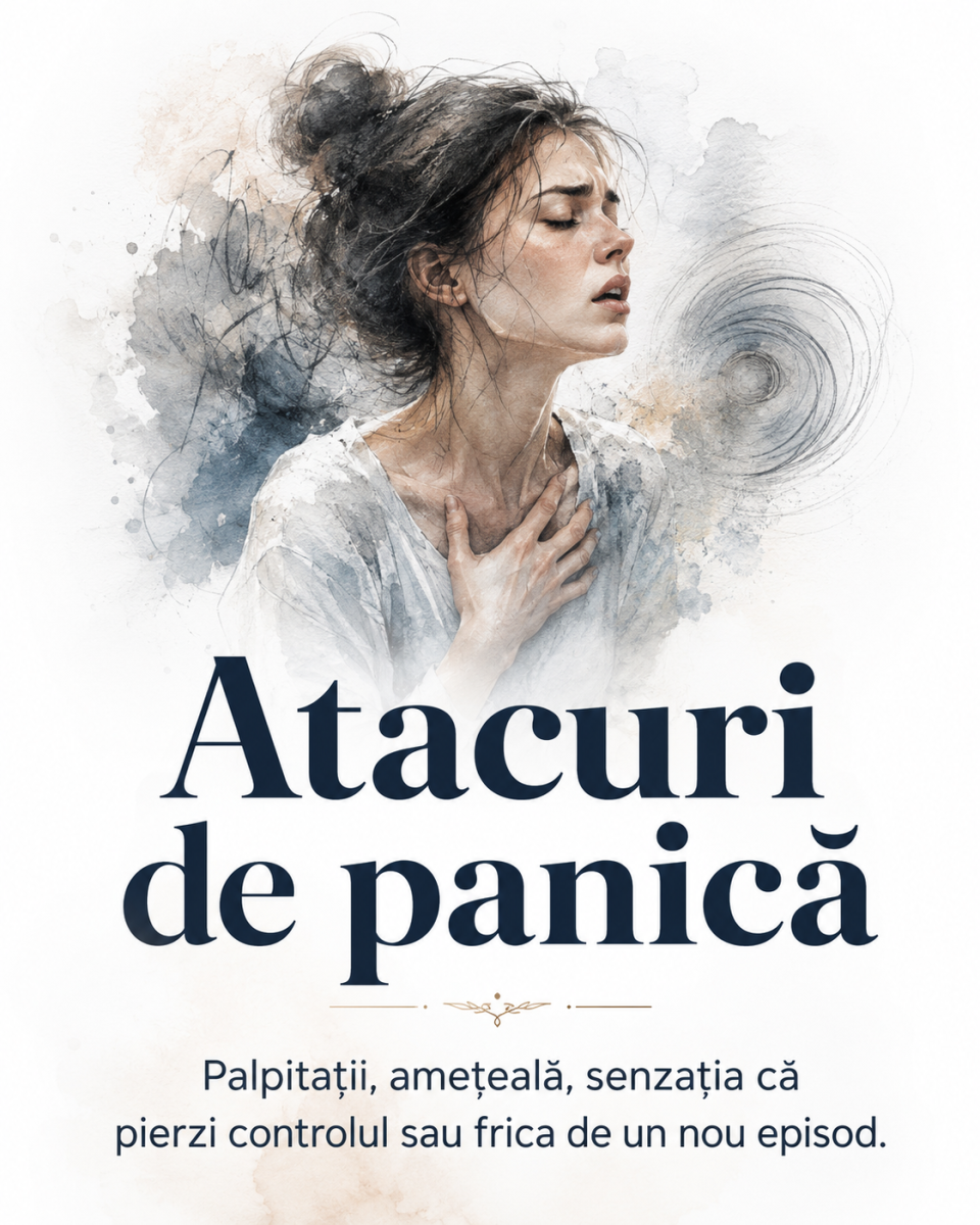 Laura Andrunachi, psiholog pentru atacuri de panică în București și online