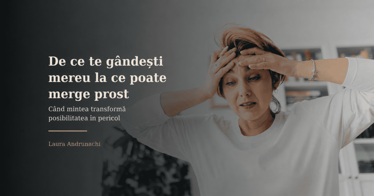 Femeie îngrijorată care se gândește la ce poate merge prost